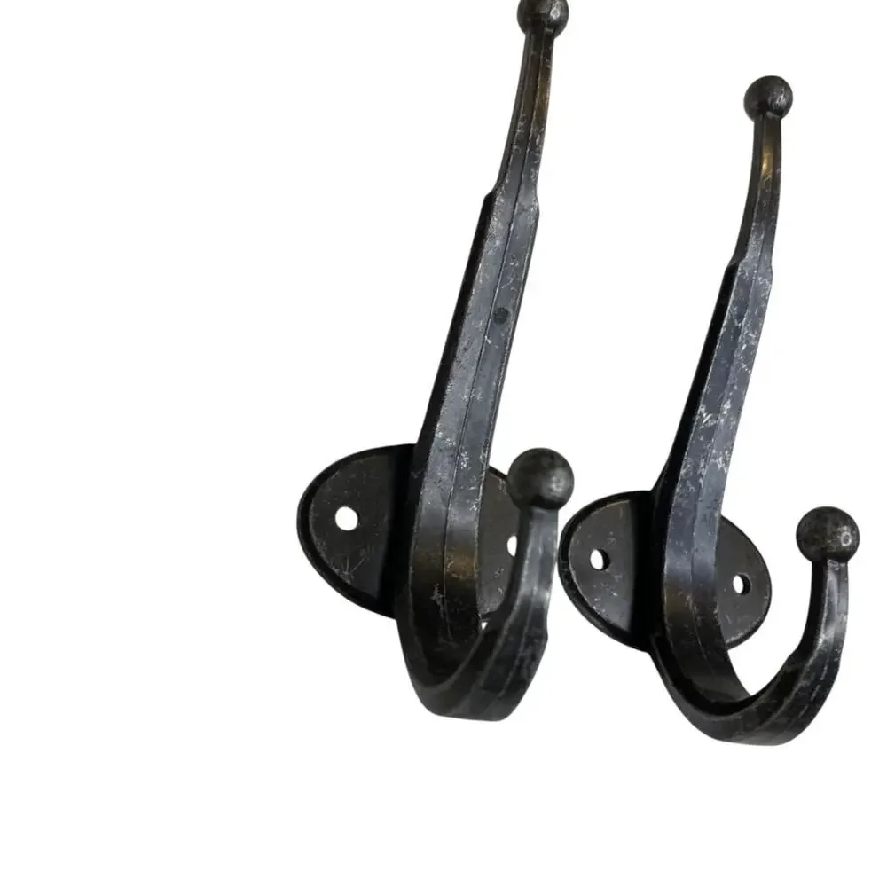 Coat Hat Hook Metal Distressed Finish Wall Hanging 5